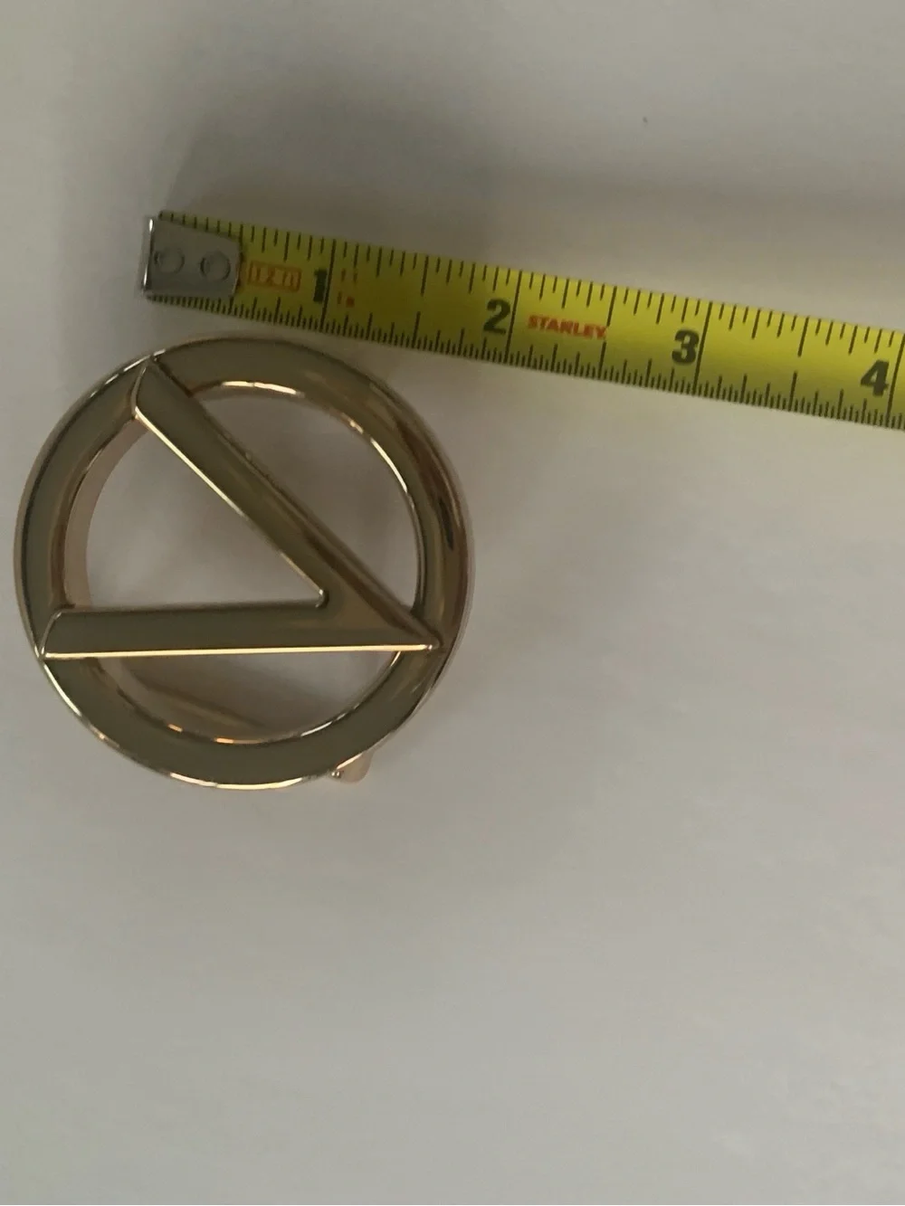 Authentic Valentino Gold Belt Buckle V Monogram - Picture 4 of 7